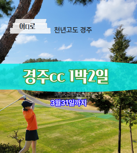 [1박2일] 천년고도 경주cc 골프여행